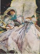 John Singer Sargent Lady with a Parasol Sweden oil painting artist